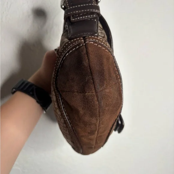 Brown Coach Mini Signature + Suede Mini SoHo - Picture 7 of 12